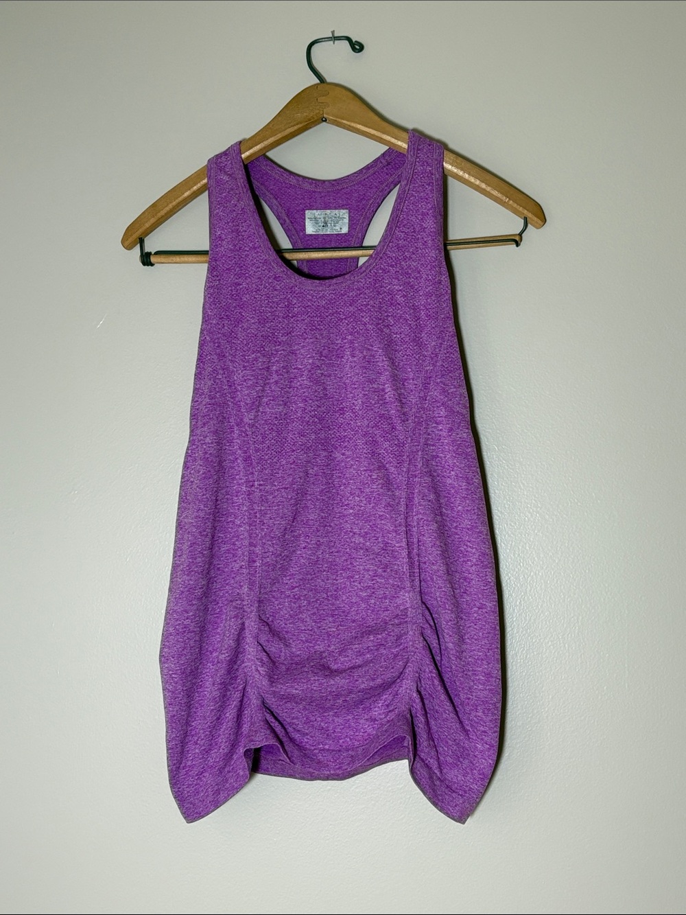 Althleta Ruched Purple Heather tank size small